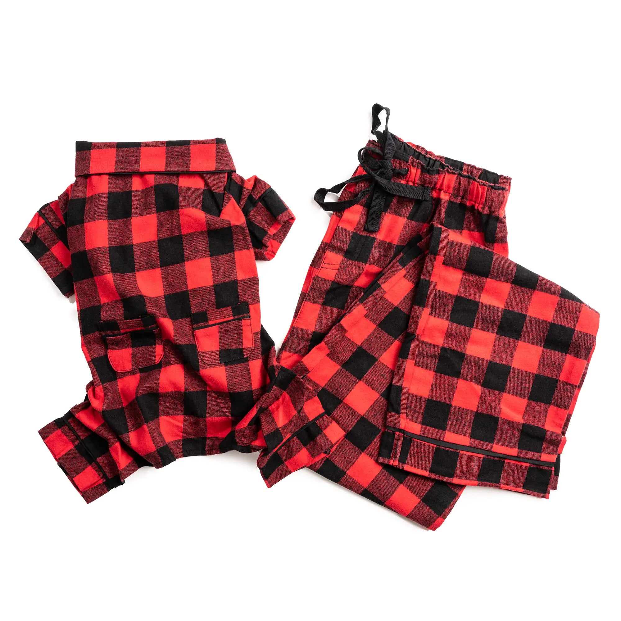Red Buffalo Check Dog Pajamas – Dog Size Medium