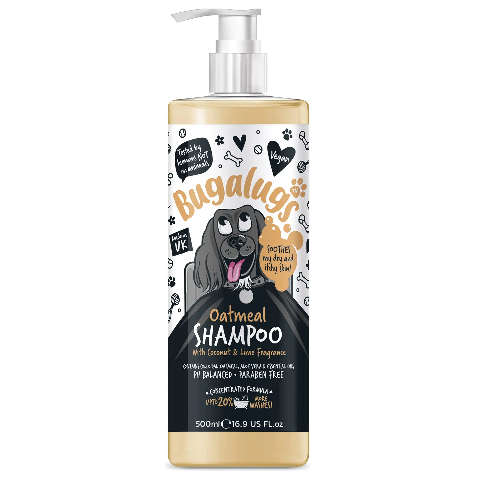 Coconut & Lime Oatmeal Pet Shampoo — Soothing, Vegan & Long-Lasting Freshness