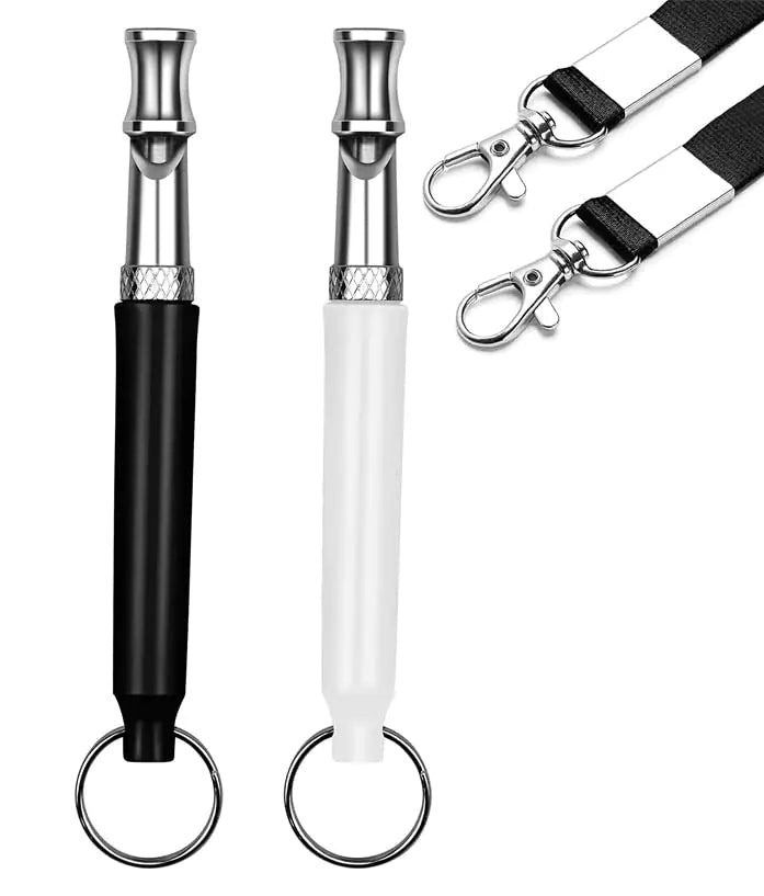 Professional Dog Training Whistle – 2 Pack with Lanyard