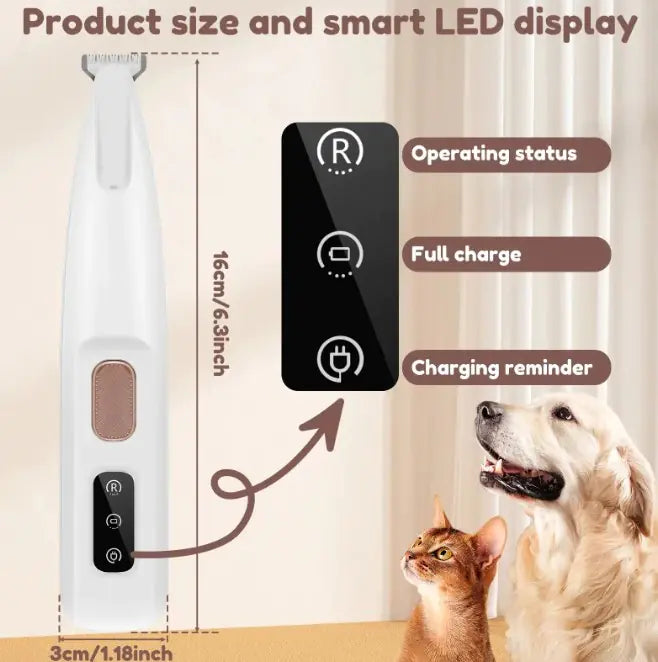 Paw Trimmer with LED Light