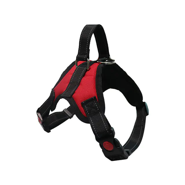 Adjustable Dog Harness and Reflective Leash Set