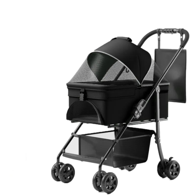 Four-Wheeled Pet Stroller