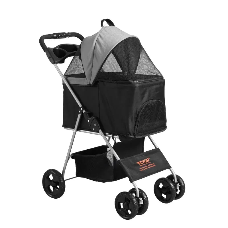 Four-Wheeled Pet Stroller