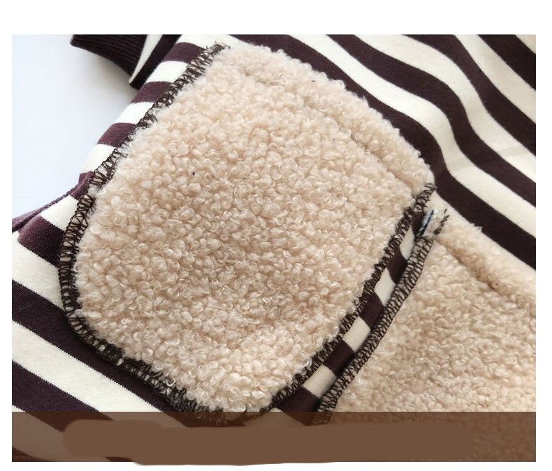 Pet & Parent Striped Padded Sweater