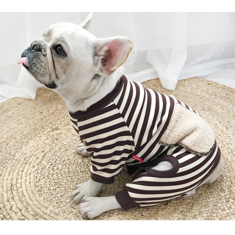 Pet & Parent Striped Padded Sweater