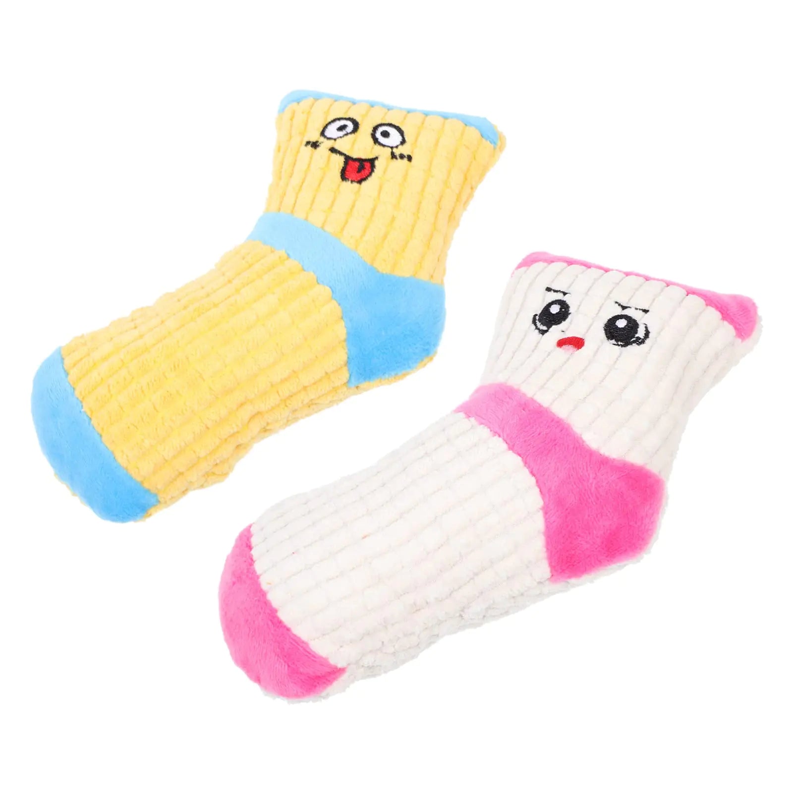 Dog Toy Socks – Plush Chew & Play Toy (2pcs)