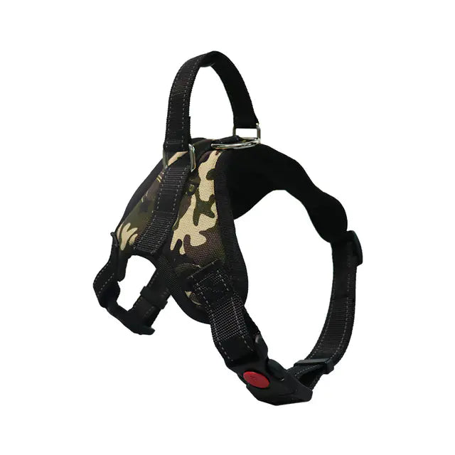 Adjustable Dog Harness and Reflective Leash Set