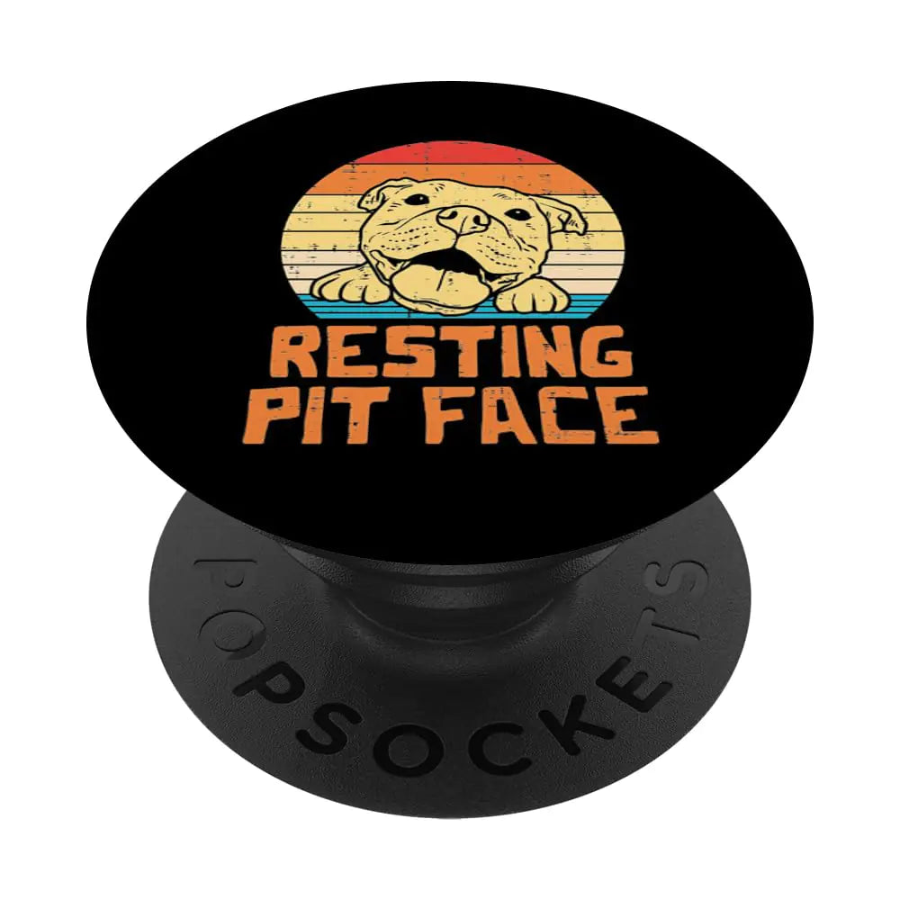 Resting Pit Face Phone Grip Popsocket