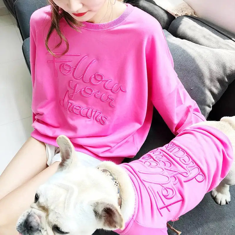 Embroidered Pet & Parent Matching Outfit