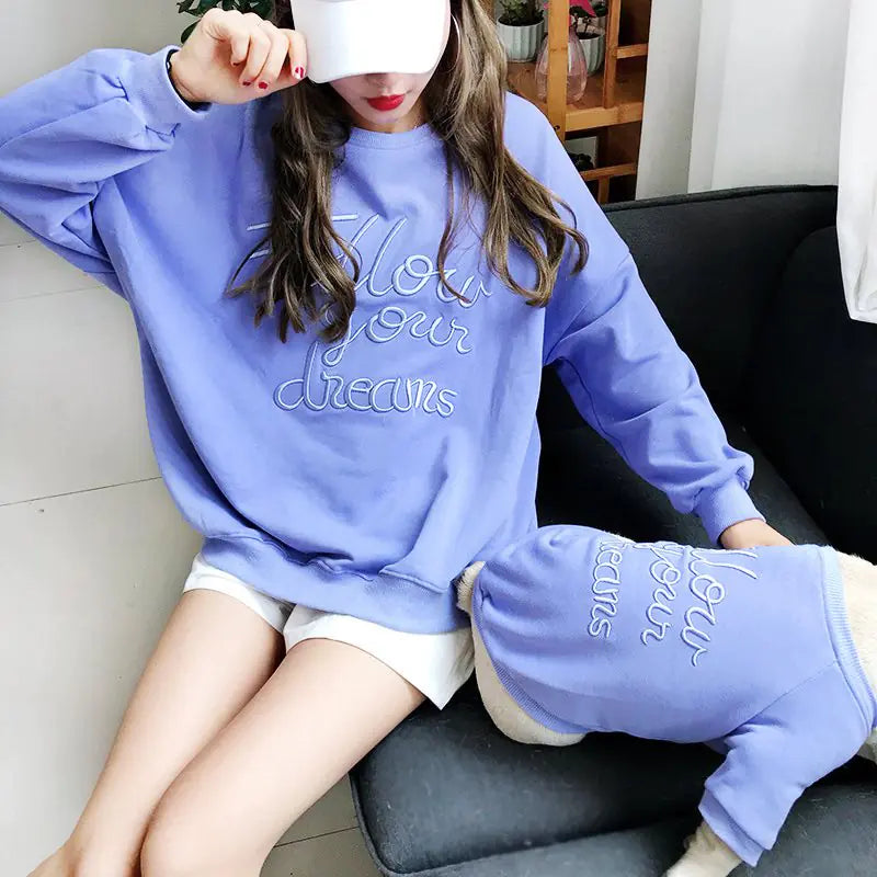 Embroidered Pet & Parent Matching Outfit