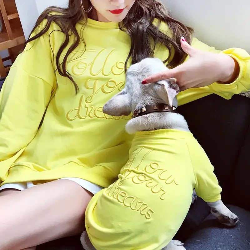 Embroidered Pet & Parent Matching Outfit