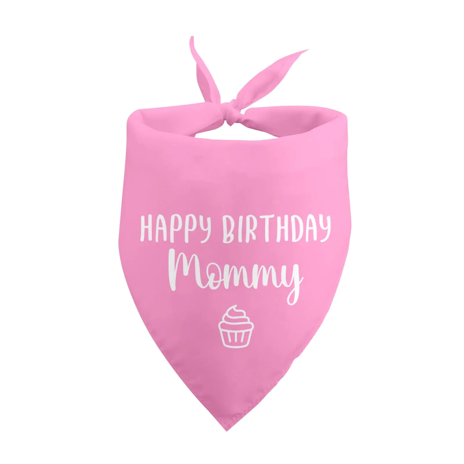 "Happy Birthday Mommy" Dog Bandana