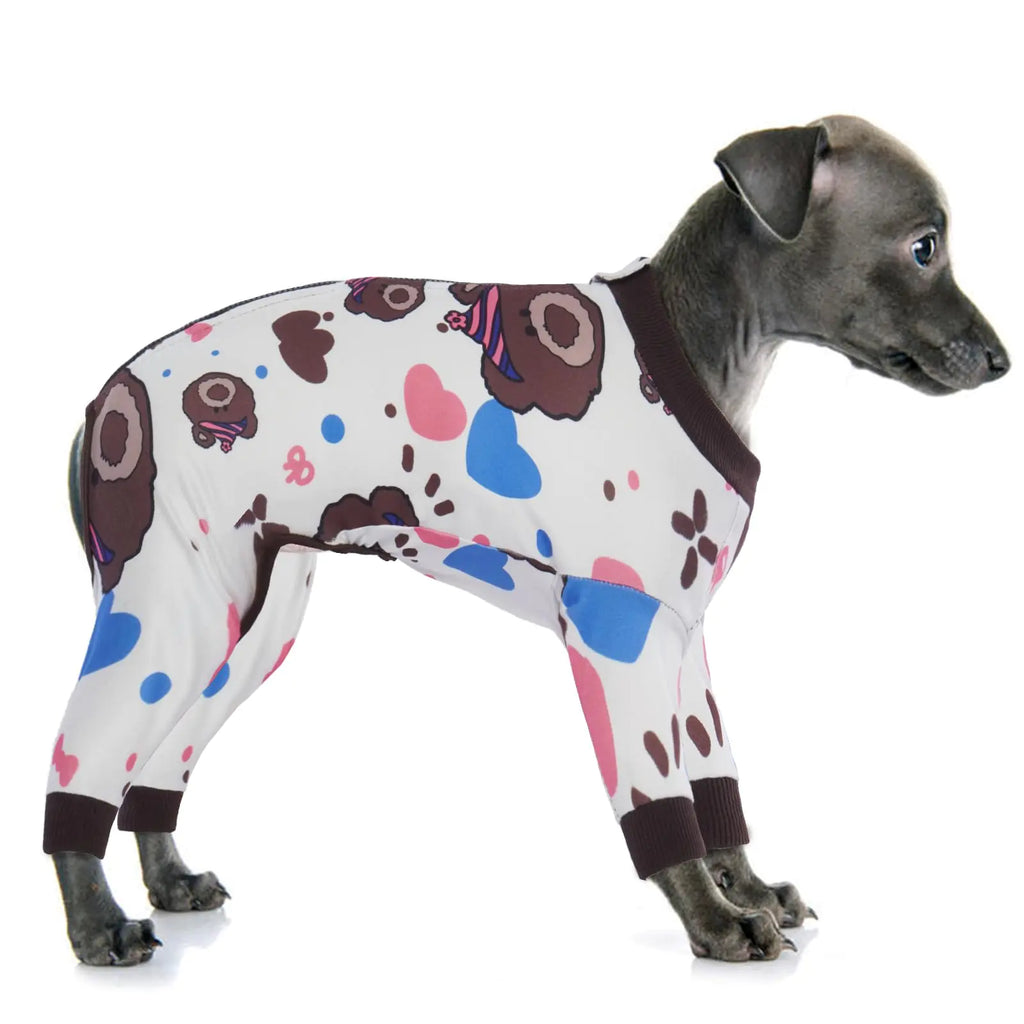 Lelepet Dog Pajamas Small Dog Pajamas Dog Pjs Dog Pajamas for Small Dogs Cute Puppy Clothes Soft & Stretchy Dog Clothes Dog Onesie for Small Dogs Pet Jammies for Boys & Girls Dog Apparel Pet Outfit